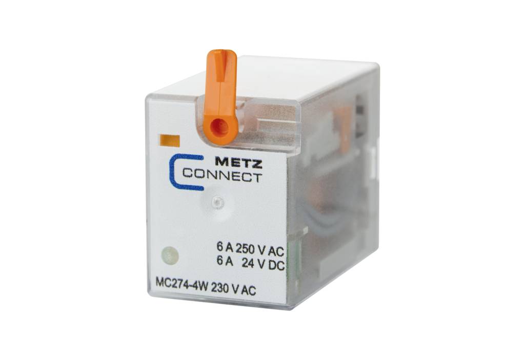 Metz Connect 110017051407 Relais enfichable 230 V/AC 7 A 4 inverseurs (RT) 1 pc(s)