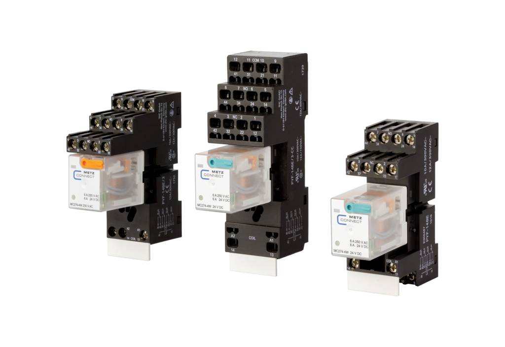 Metz Connect 110017051407 Relais enfichable 230 V/AC 7 A 4 inverseurs (RT) 1 pc(s)