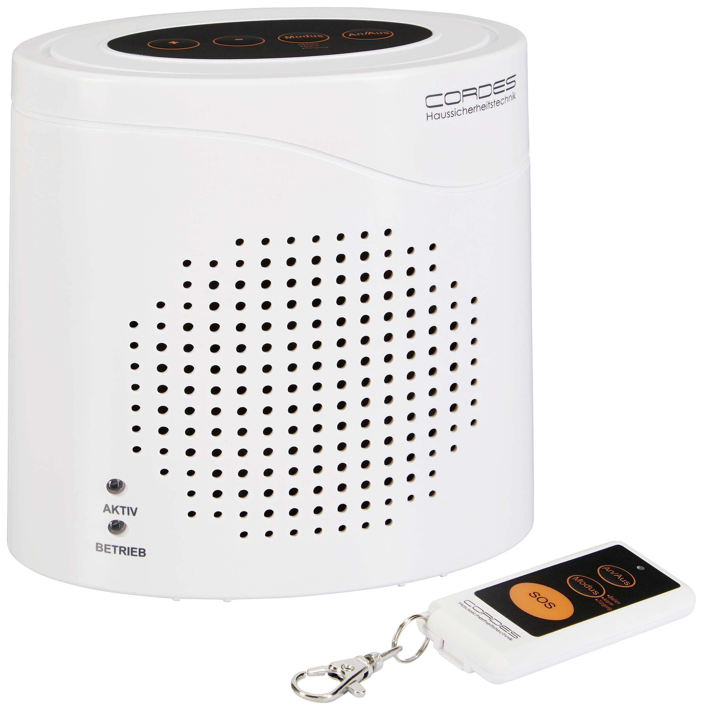 Cordes Haussicherheit Chien de garde électronique CC-2200 blanc avec télécommande 120 dB 002002