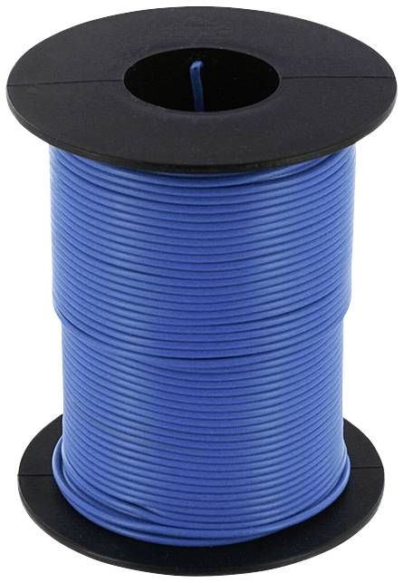 econ connect KL025BL50 Fil de câblage 1 x 0.25 mm² bleu 50 m