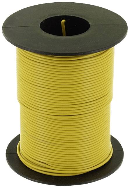 econ connect KL025GE50 Fil de câblage 1 x 0.25 mm² jaune 50 m