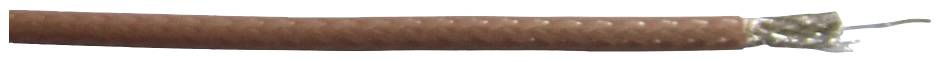 Marron, tuyau enroulé en spirale, renforcé par un fil métallique à son extrémité, montre une section d'un tube flexible renforcé.