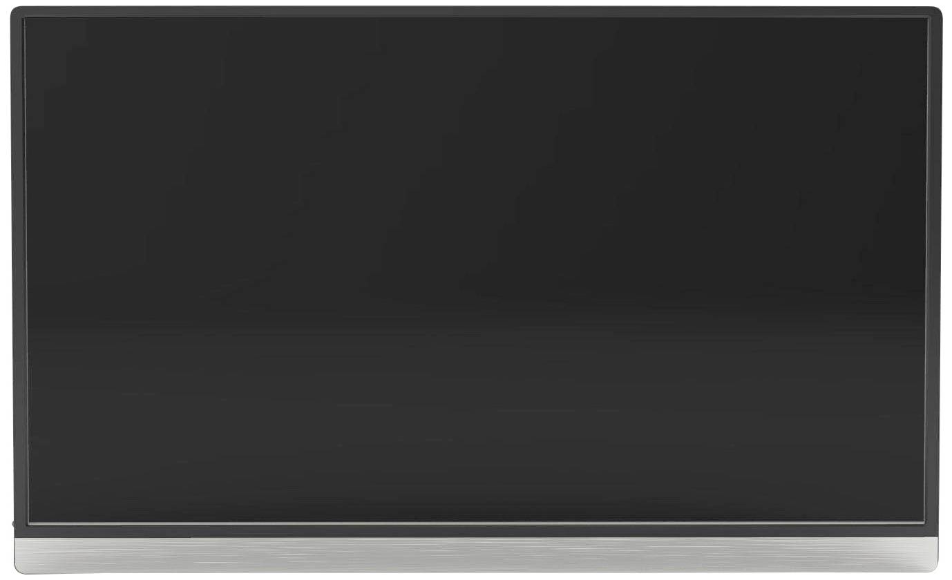 Un téléviseur plat moderne avec un cadre d'écran noir. Idéal pour les espaces de vie minimalistes ou les home cinémas.