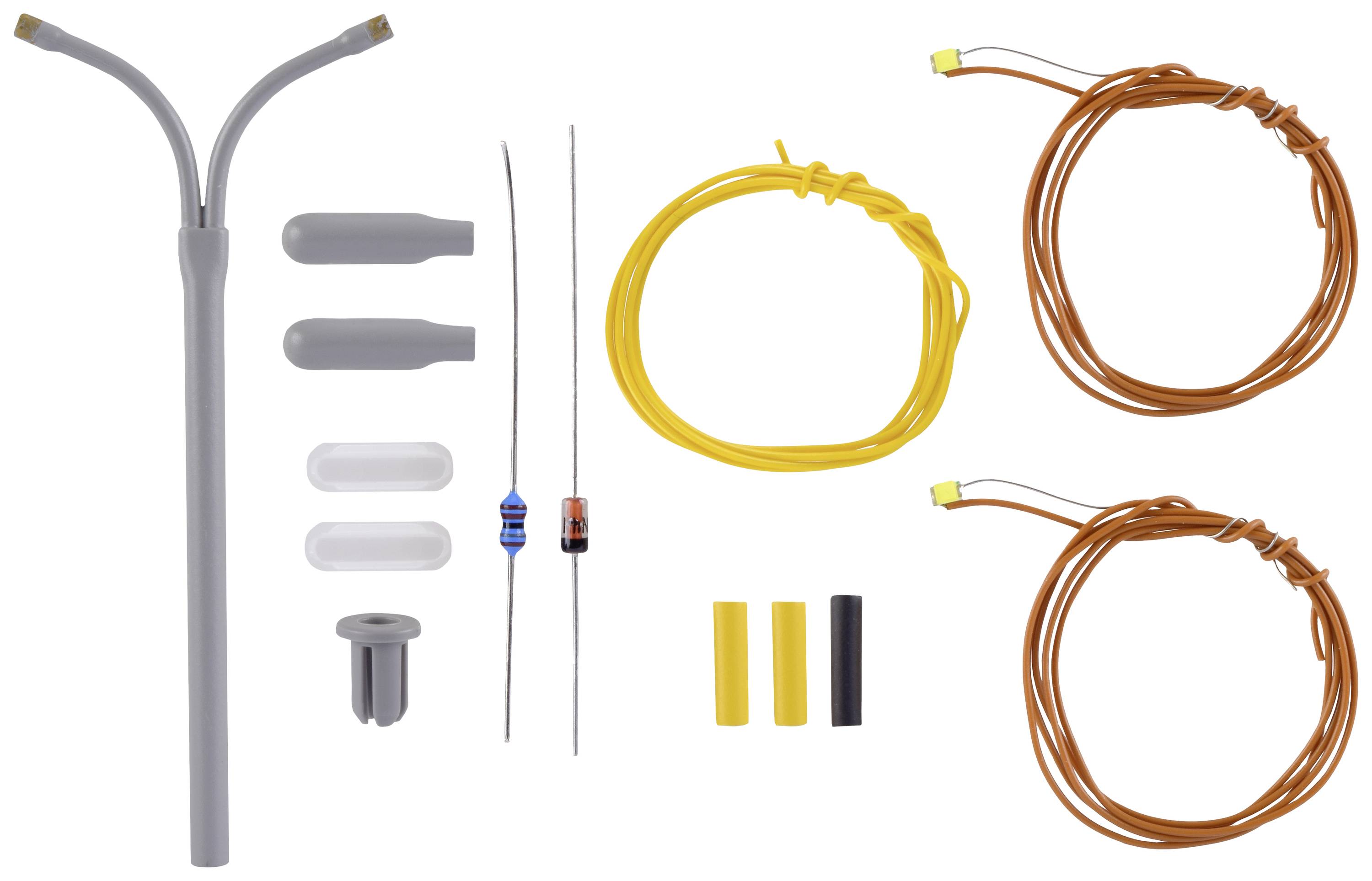 Viessmann Modelltechnik N Réverbère en col de cygne double kit 6623 1 pc(s)