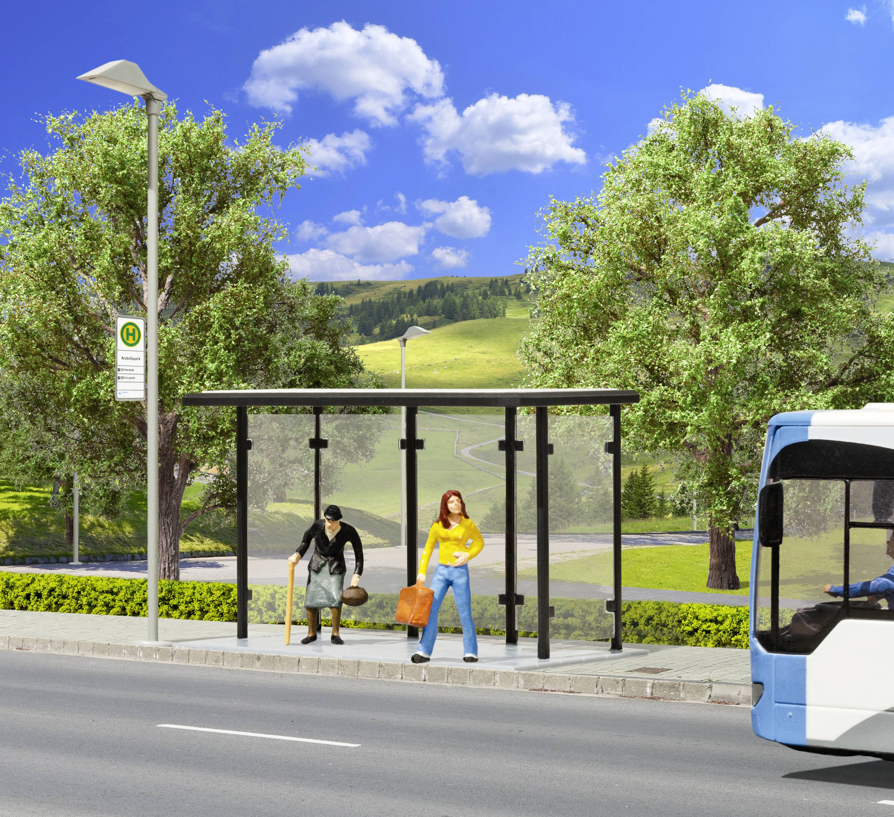 Kibri 37125 N Arrêt de bus avec toit plat