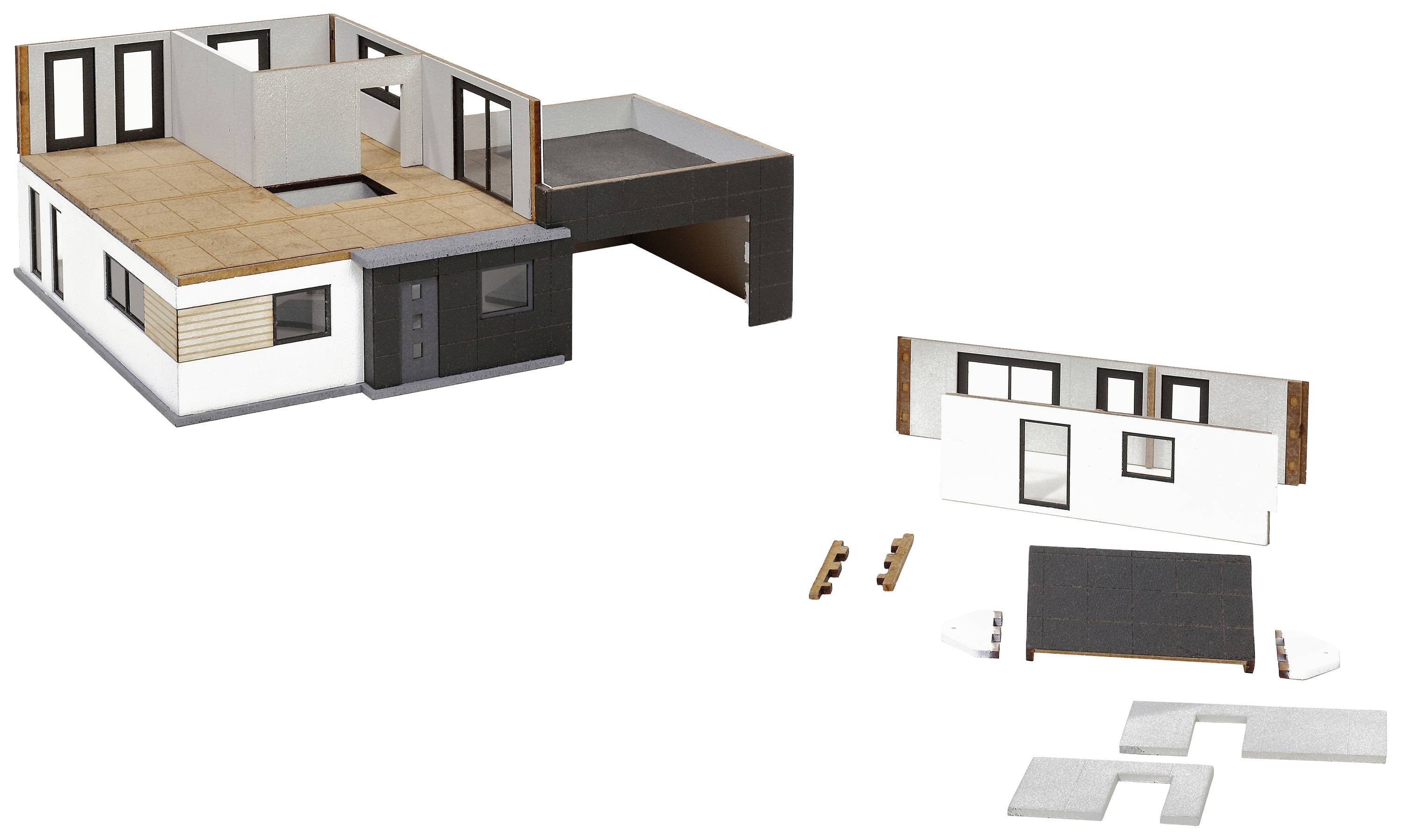 Kibri 38335 H0 Kubushaus Julia en construction