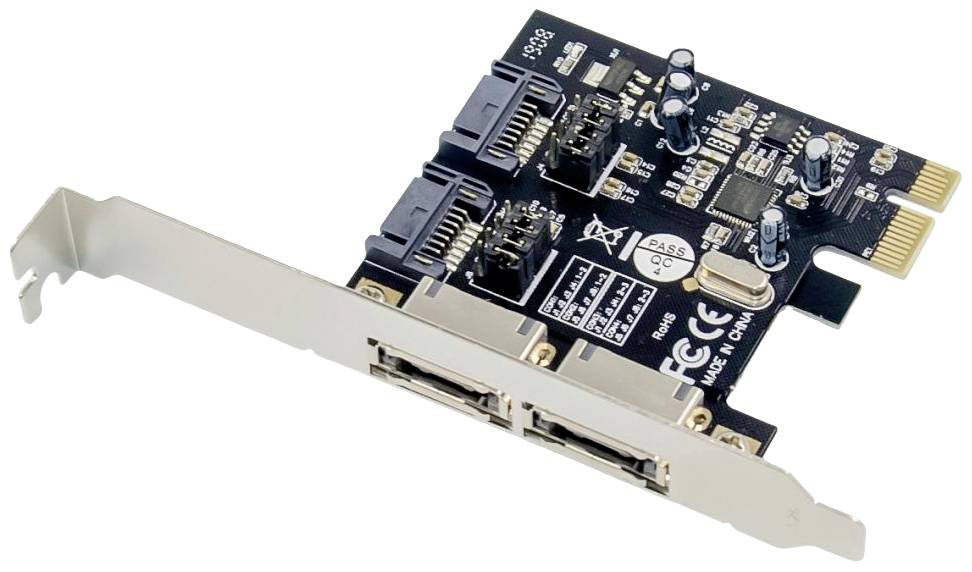 Conceptronic CSATA600EXI 2+2 ports Contrôleur SATA PCI-Express, SATA, eSATA PCIe