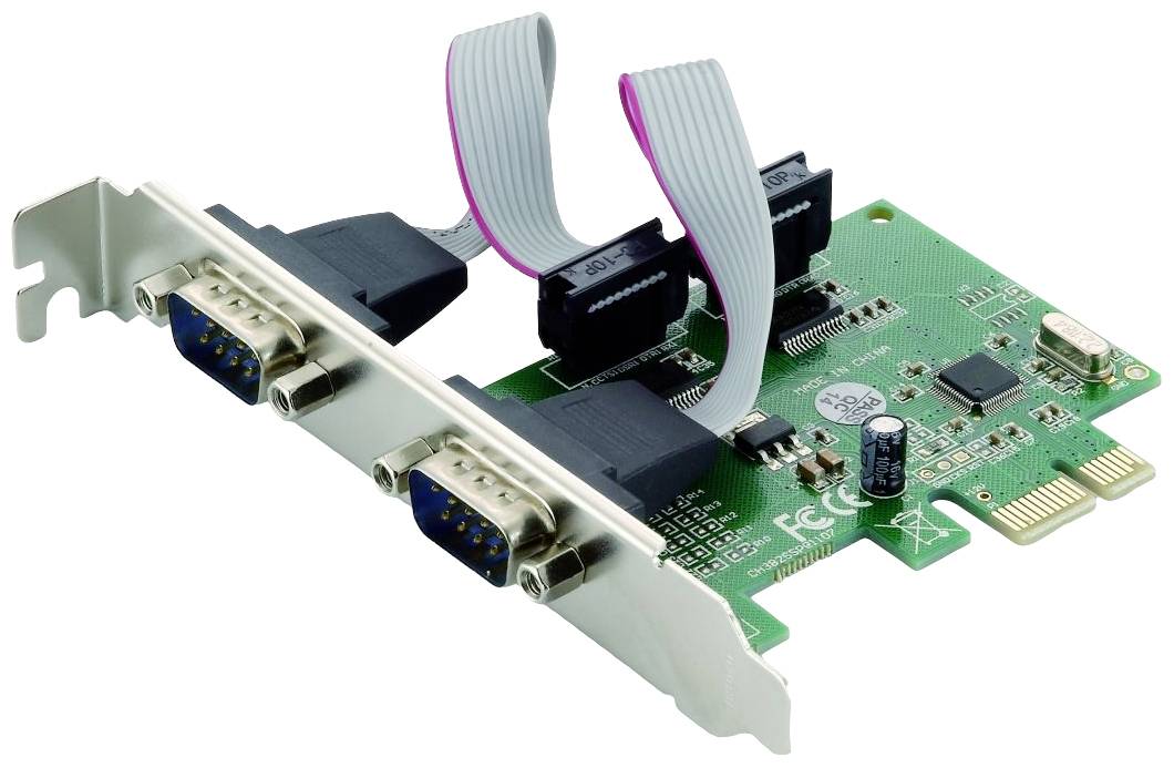 Conceptronic SRC01G 2 ports Carte enfichable sérielle PCI-Express, sériel (9 broches) PCIe