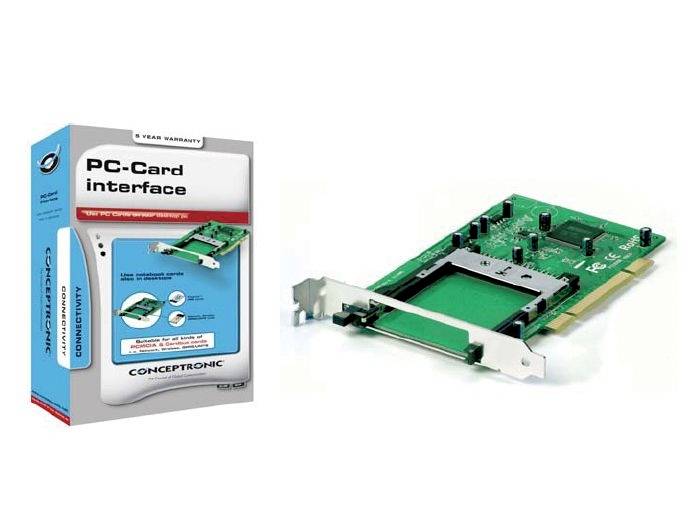 Conceptronic CIPCARD 1 port Carte PCI PCMCIA PCI