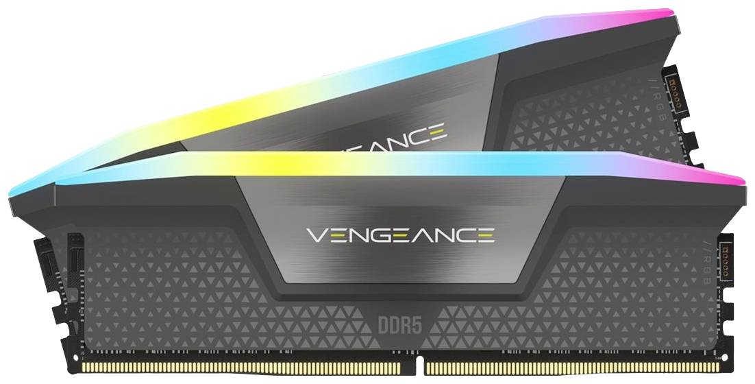 Corsair VENGEANCE RGB DDR5 Mémoire pour PC DDR5 32 GB 2 x 16 GB on-die ECC 4800 MHz CL36-36-36-76 CMH32GX5M2D6000Z36K