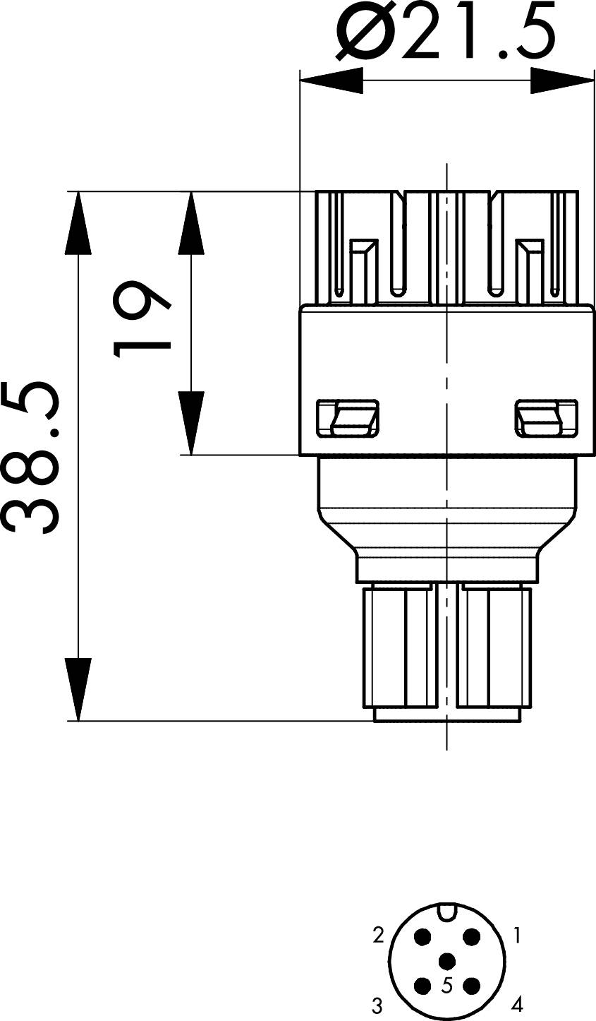 Schlegel Élément de contact 2 NF (R), 1 NO (T) à rappel 1 pc(s)