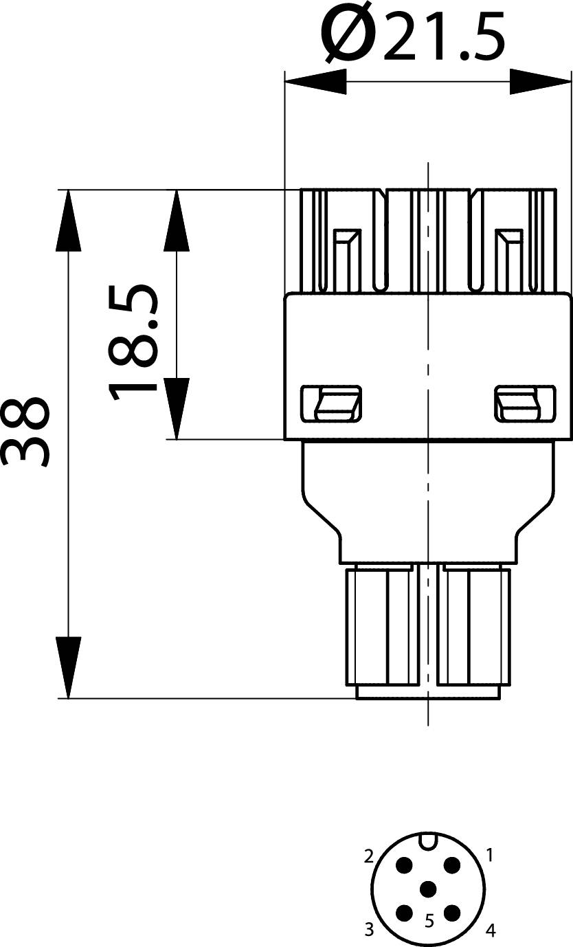 Schlegel Élément de contact 2 NO (T) à rappel 1 pc(s)