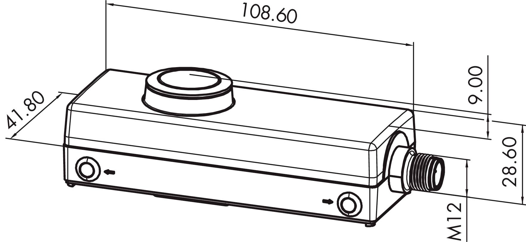 Schlegel MBM124_GR_TLI Bouton-poussoir à rappel IP65 1 pc(s)