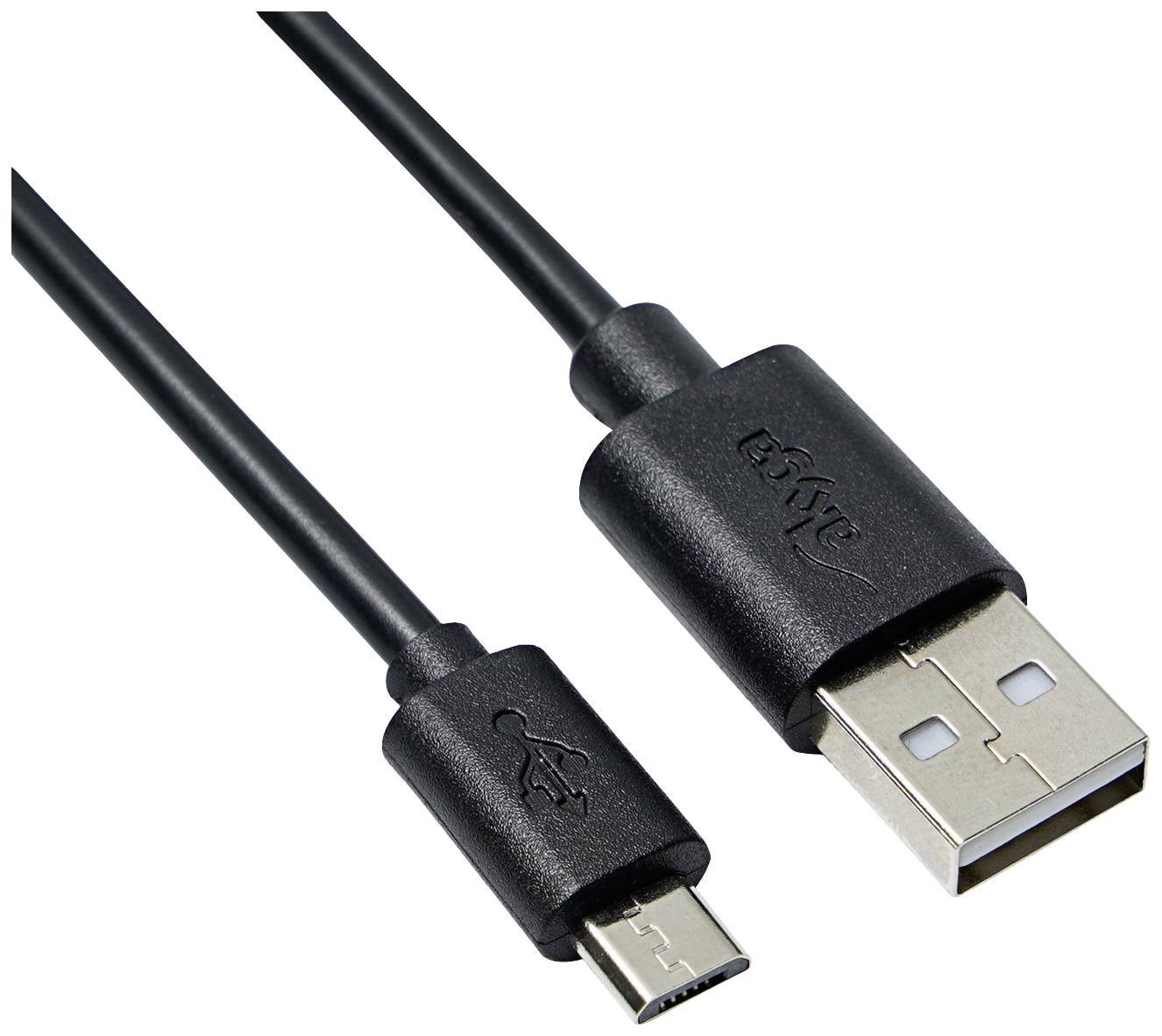 Akyga Câble USB USB-A mâle, USB-Micro-B mâle 0.60 m noir AK-USB-05