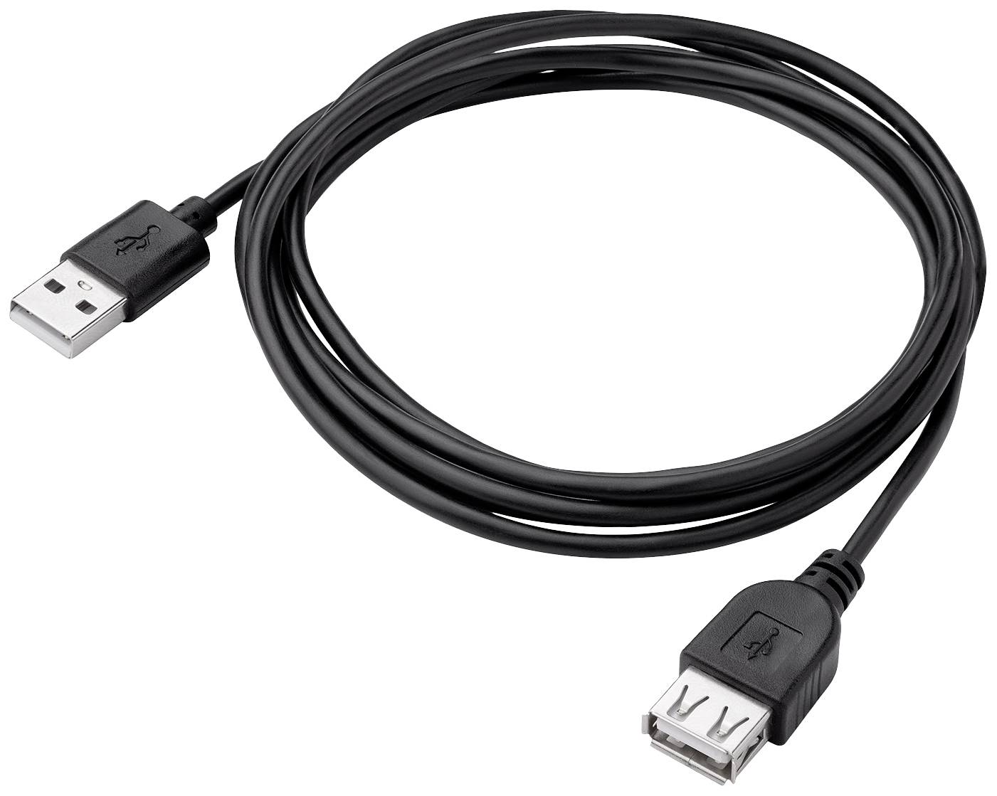 Akyga Câble USB USB-A mâle, USB-A femelle 1.80 m noir AK-USB-07