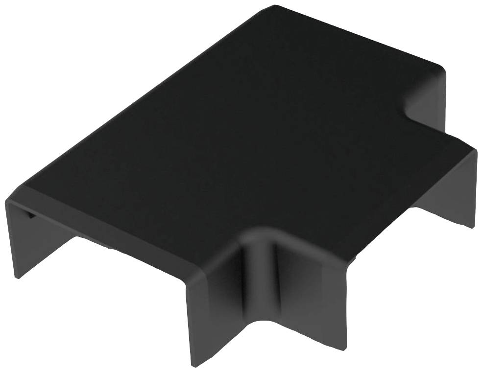 Un support rectangulaire noir avec des bords surélevés, adapté comme support pour ordinateur portable ou moniteur.