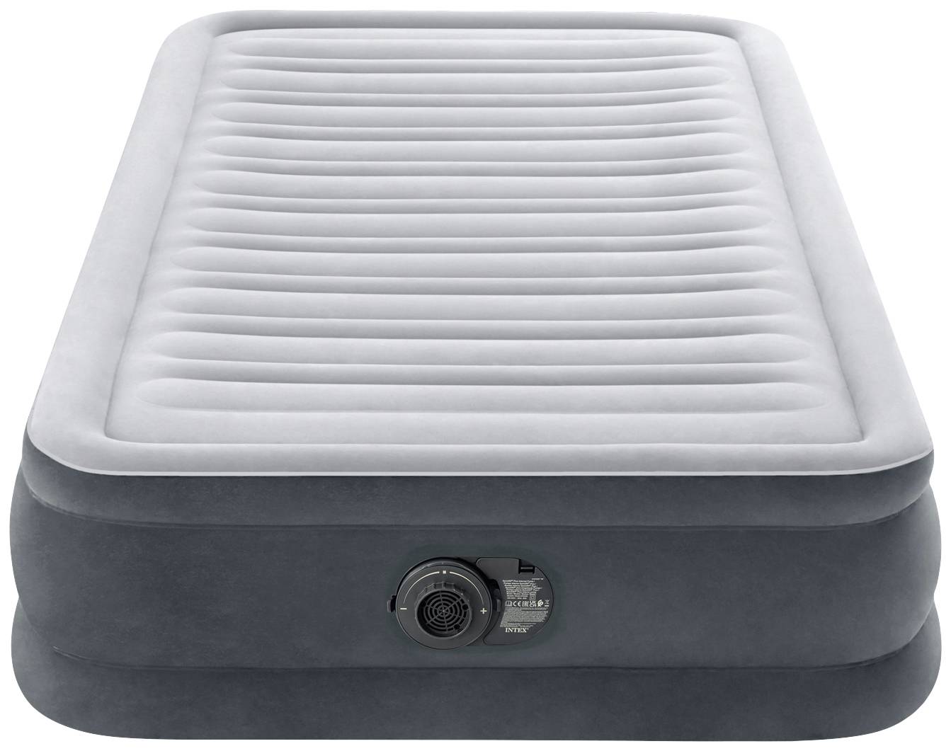 Intex 67766ND TWIN COMFORT-PLUSH AIRBED Matelas gonflable (L x l x H) 191 x 99 x 33 cm gris
