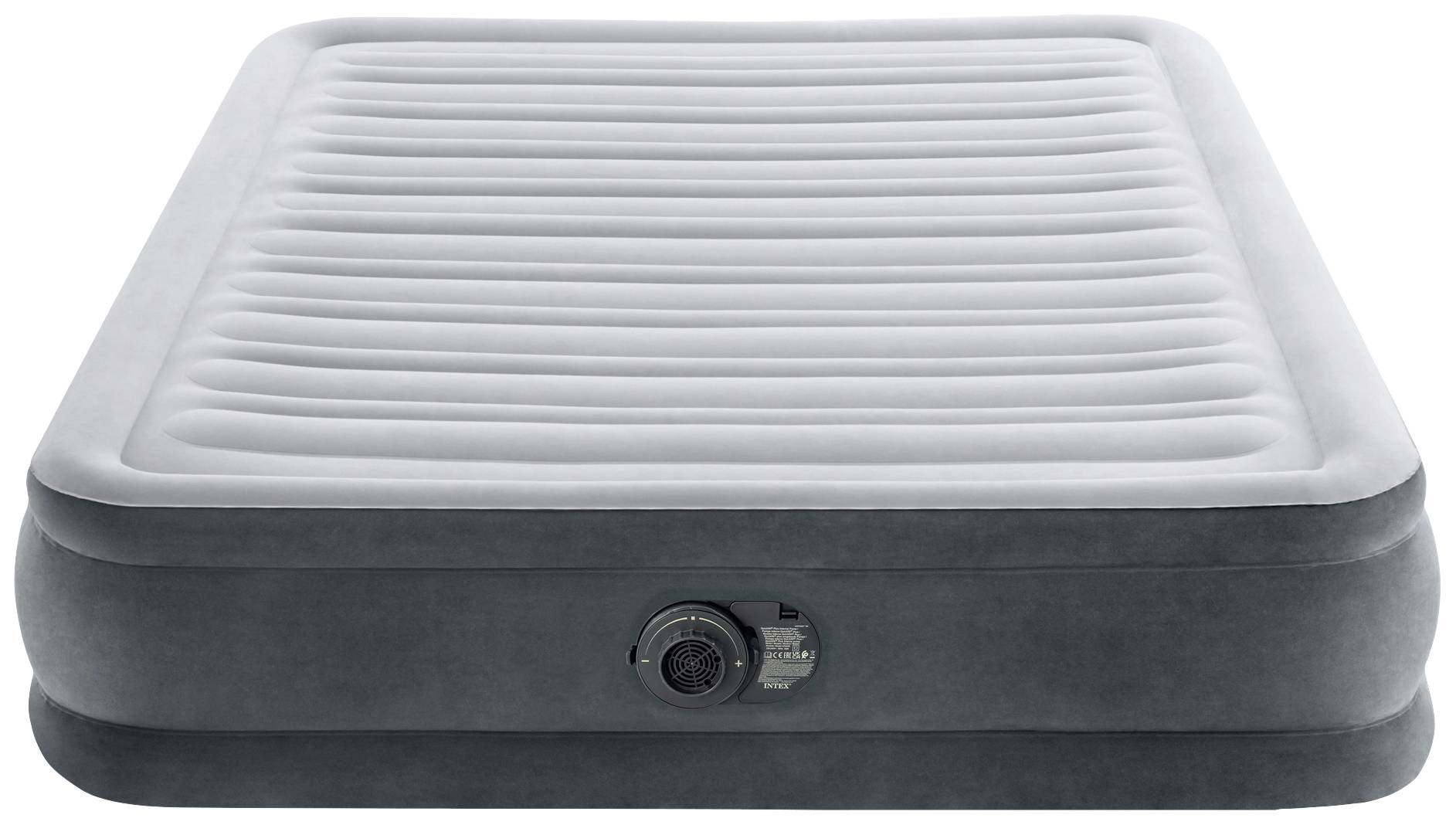 Intex 67768ND FULL COMFORT-PLUSH AIRBED Matelas gonflable (L x l x H) 191 x 137 x 33 cm gris