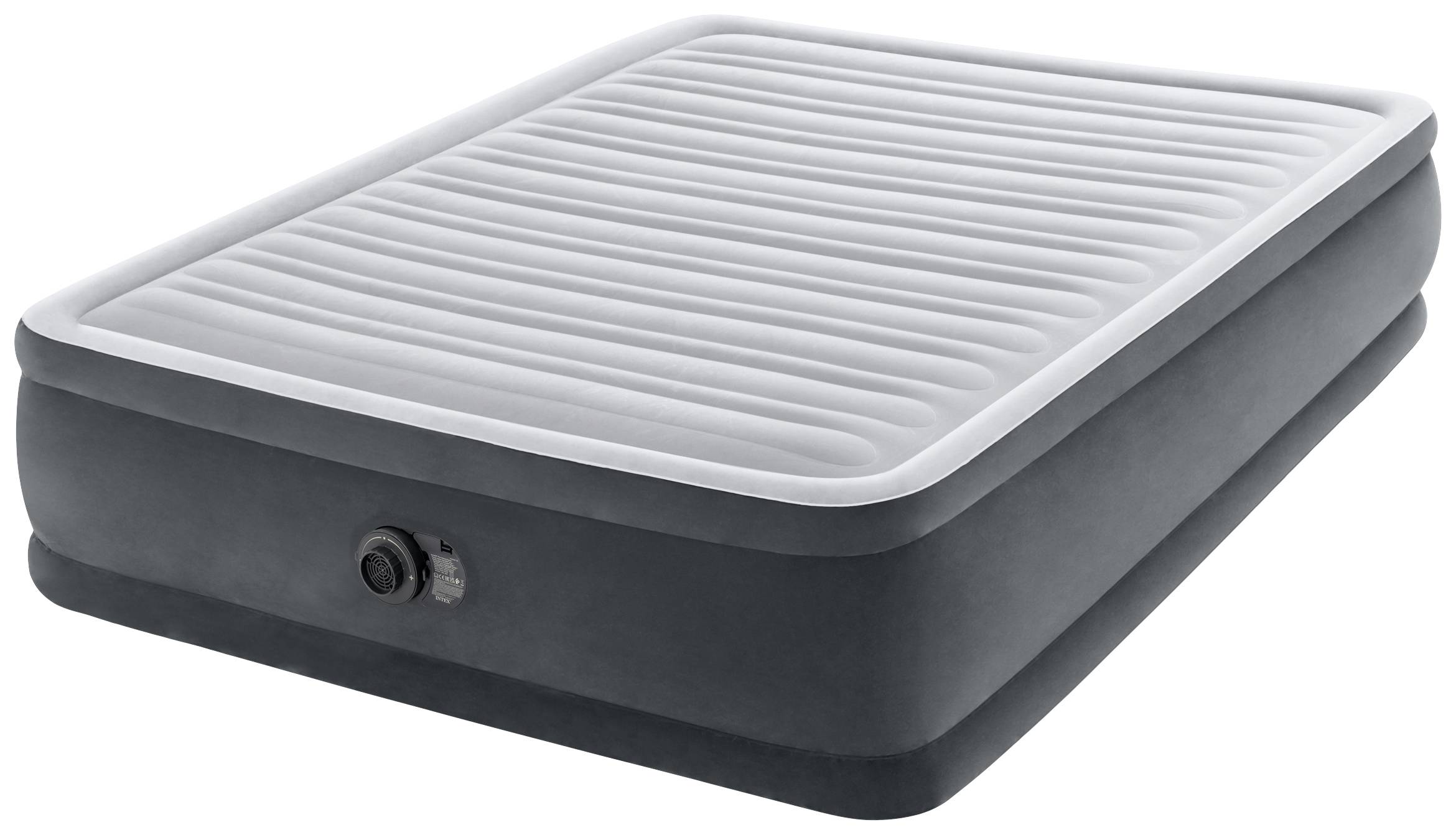 Intex 64414ND QUEEN COMFORT-PLUSH AIRBED Matelas gonflable (L x l x H) 203 x 152 x 46 cm gris