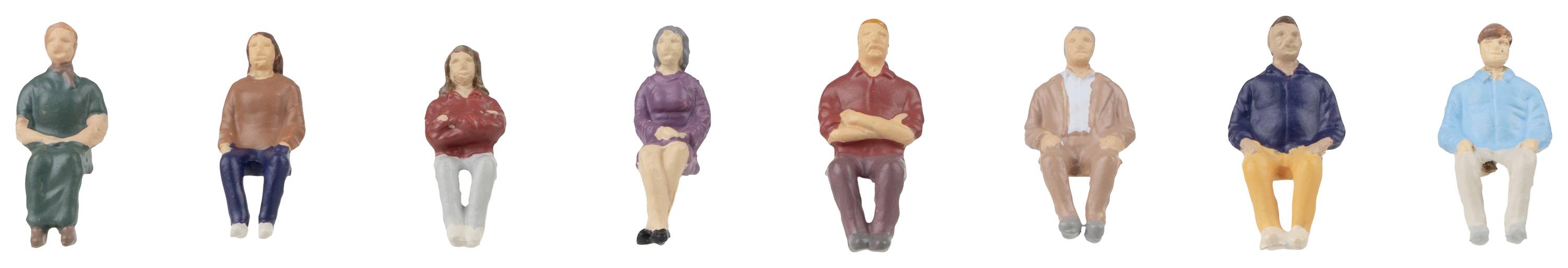 Faller H0 Personnes assises III peint, assis