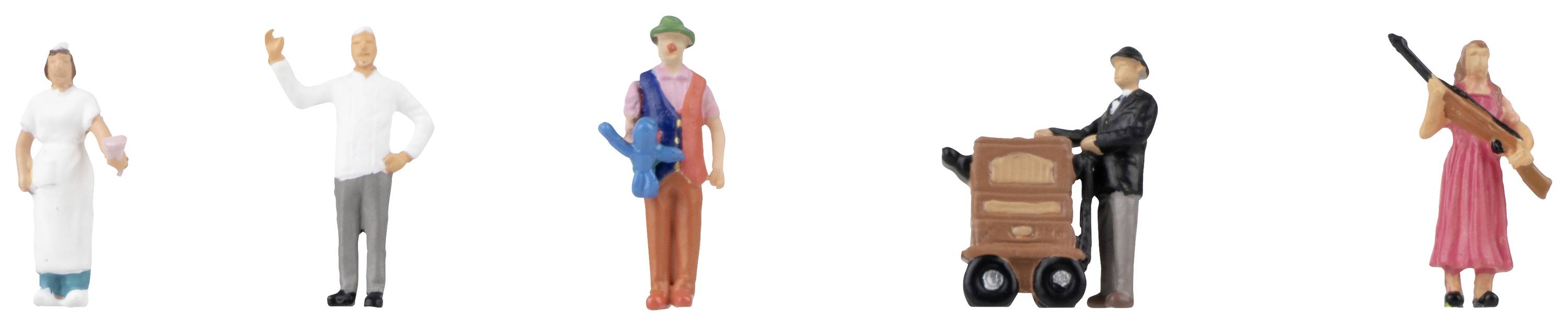 Faller H0 Personnel de l'Kirmein peint, debout