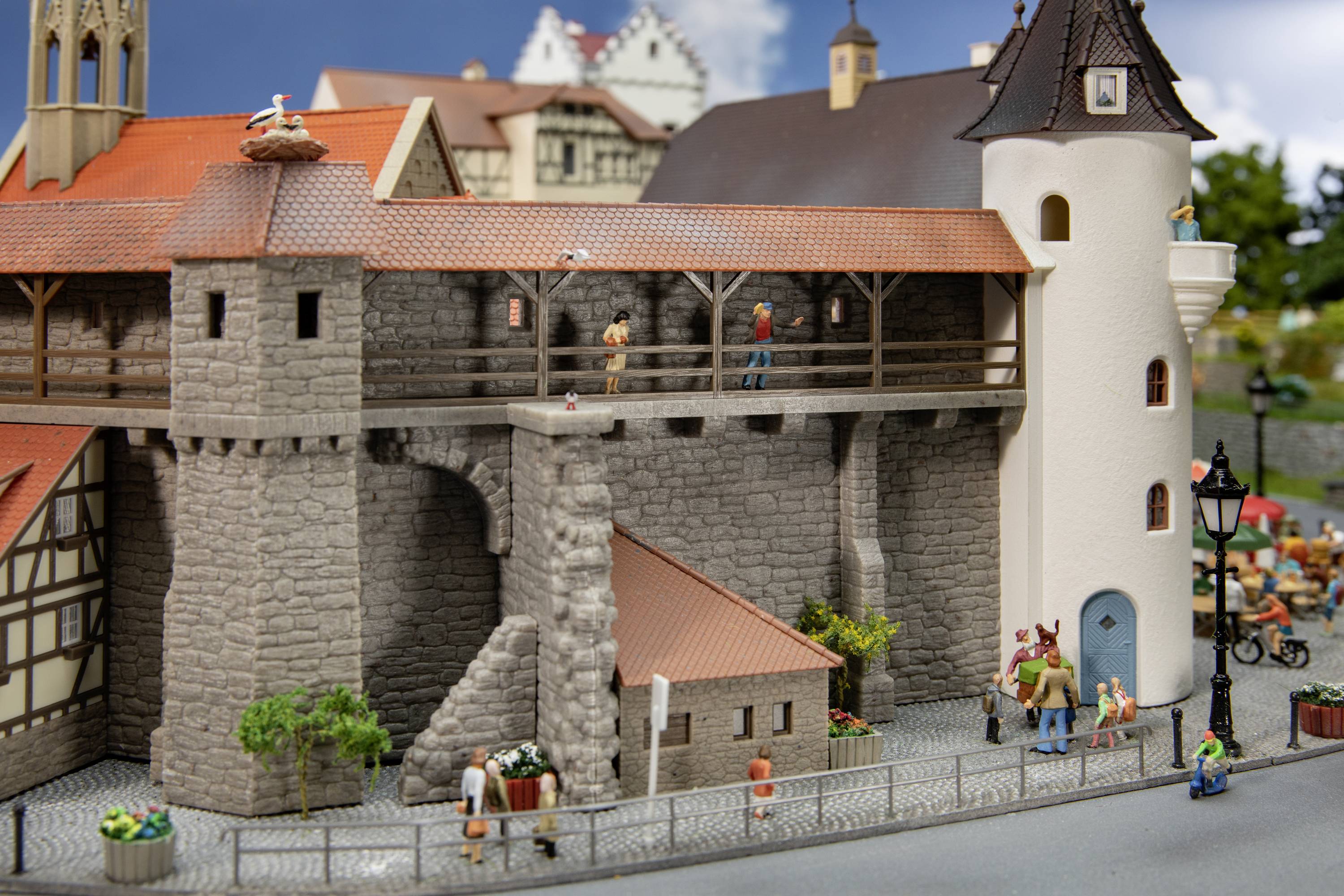 Faller 191790 H0 Mur de la vieille ville avec annexe