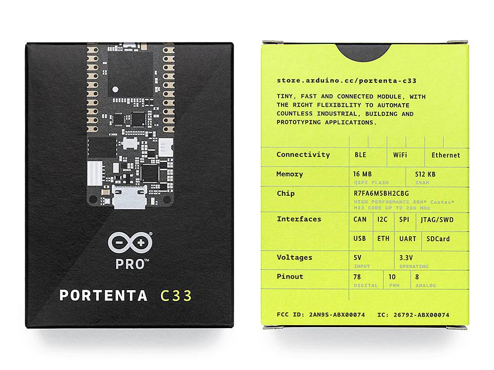 Arduino ABX00074 Carte Portenta C33