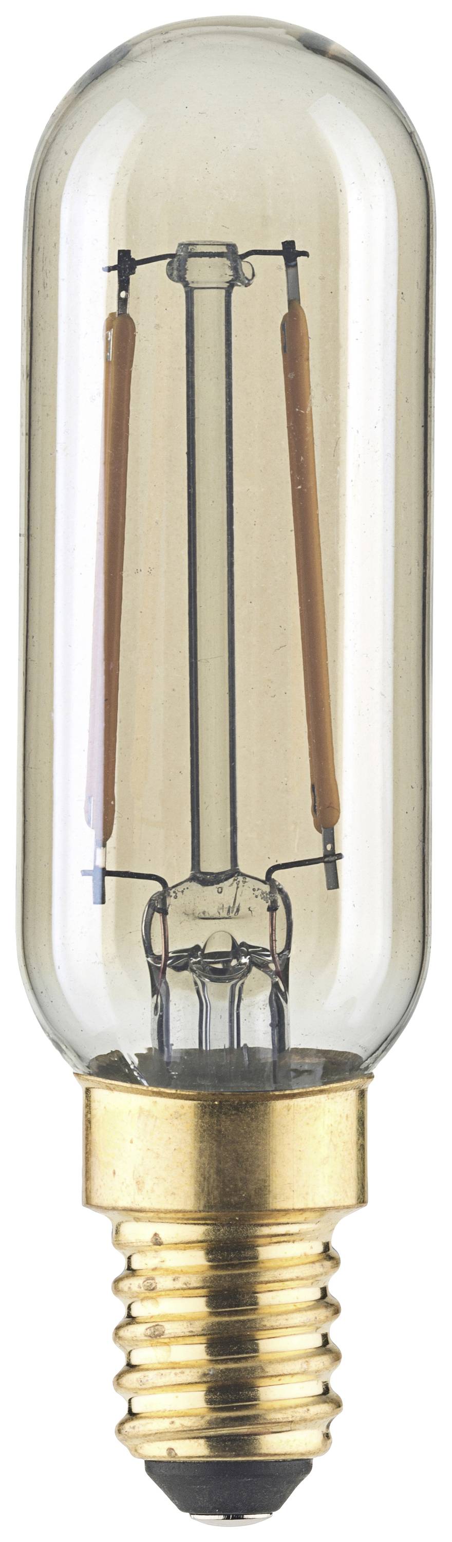 LightMe LM85050 LED E14 forme de tube 2.5 W ambré (Ø x L) 25 mm x 90 mm 1 pc(s)