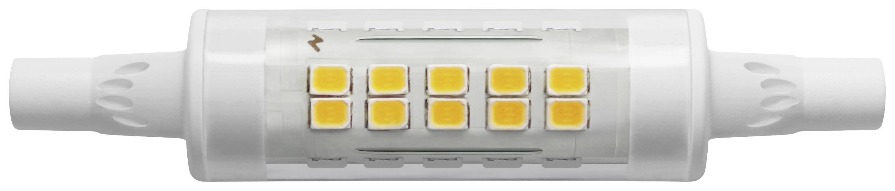 LightMe LM85377 LED CEE E (A - G) R7s forme de bâton 7 W blanc chaud (Ø x L) 18 mm x 78 mm 1 pc(s)