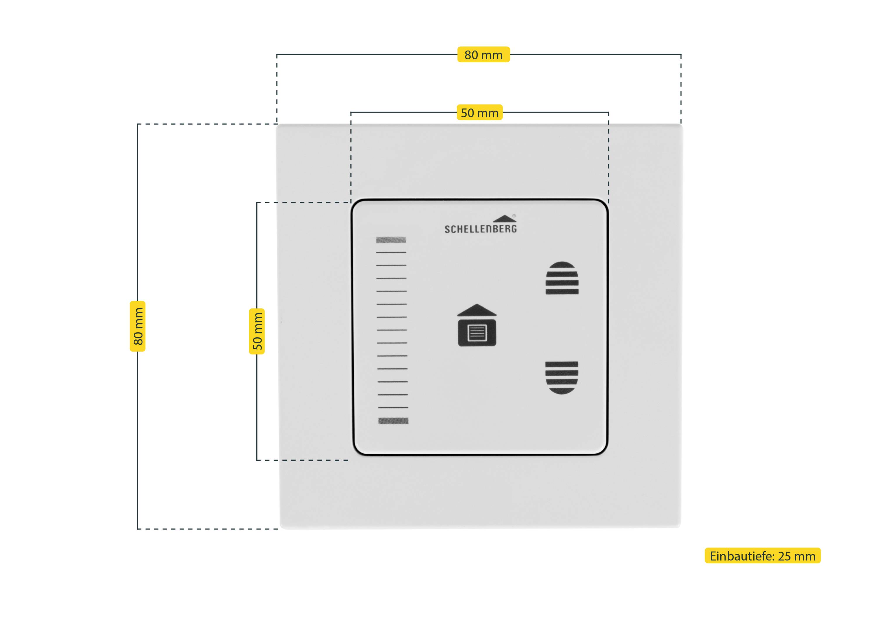 Schellenberg 17140 Commutateur mural IP20