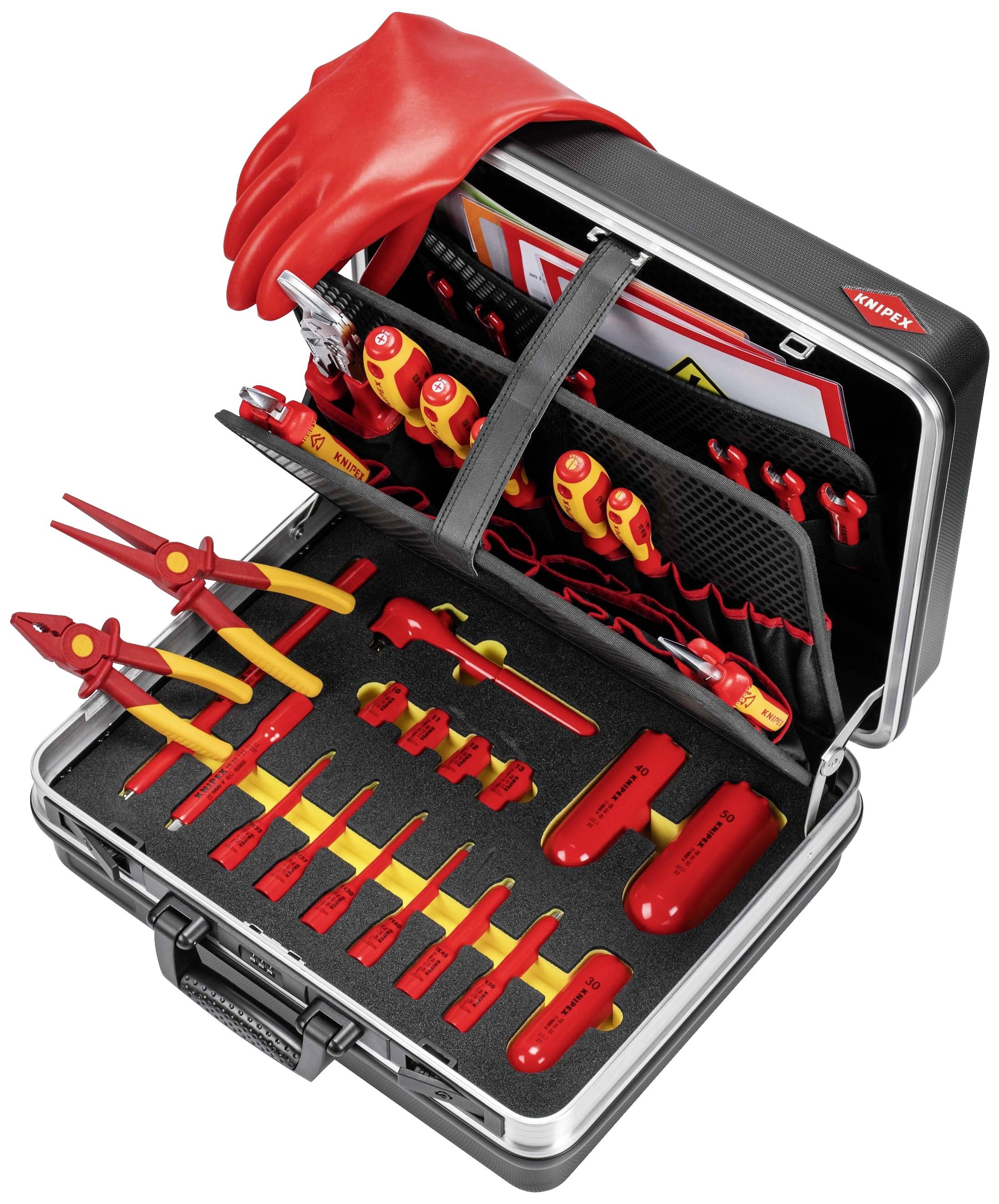 Knipex Basic E-Mobilität 00 21 05 EV Mallette à outils équipée (l x H x P) 410 x 200 x 465 mm