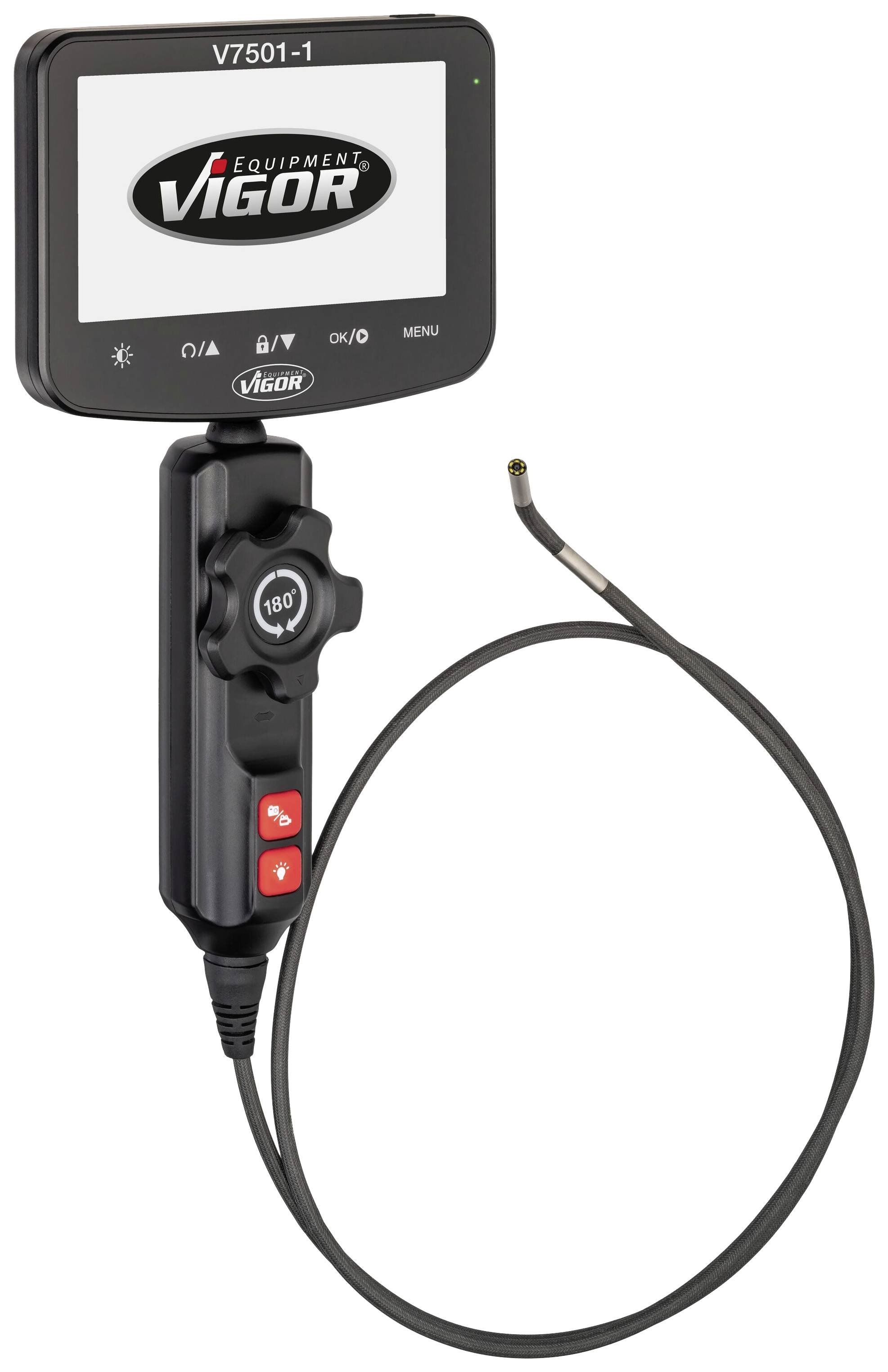 Vigor V7501/2 Endoscope Ø de la sonde 4.9 mm 1 m fonction pivotante