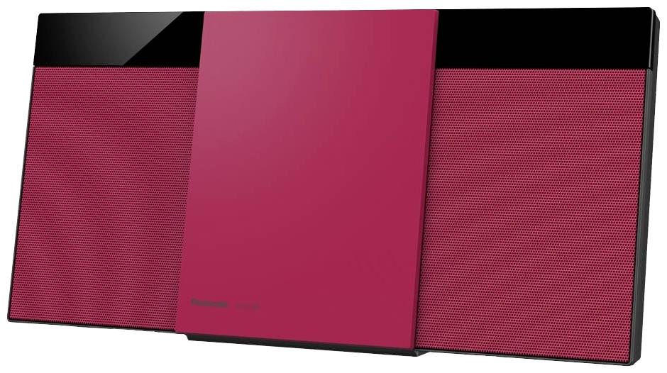 Panasonic SC-HC304EG-R Chaîne stéréo AUX, CD, FM, DAB+, USB, 2 x 10 W rouge