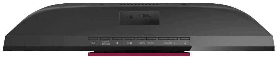 Panasonic SC-HC304EG-R Chaîne stéréo AUX, CD, FM, DAB+, USB, 2 x 10 W rouge
