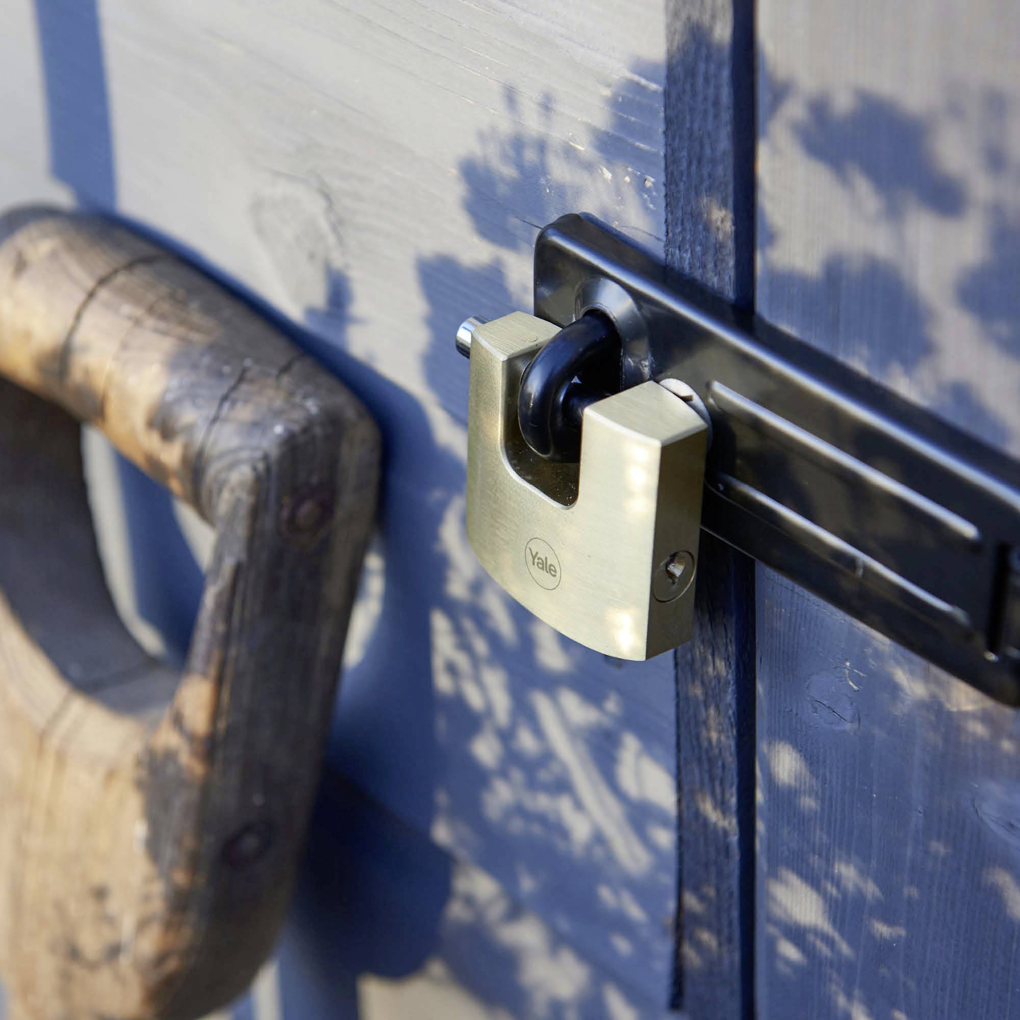 YALE Y114B/90/127/1 Cadenas 90 mm avec serrure à clé