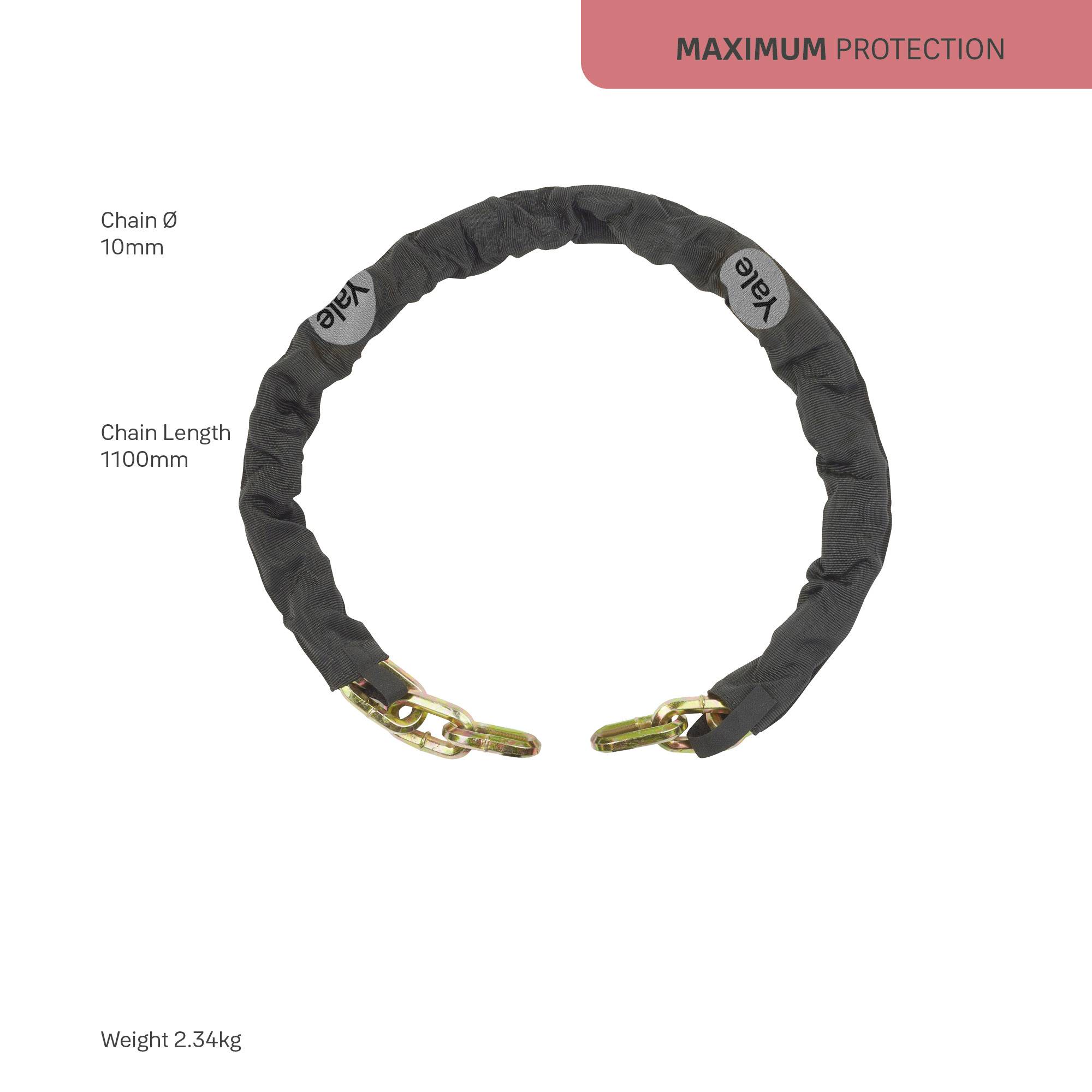 YALE Chaîne d'extension de sécurité boucle pour cadenas