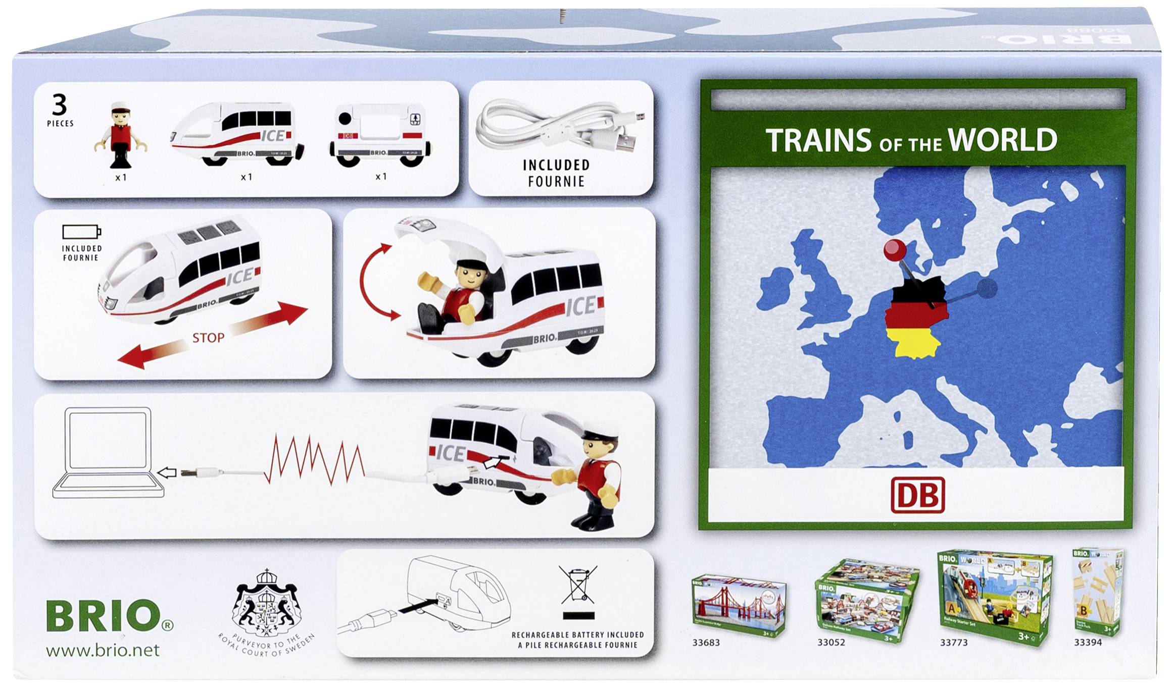 Brio 63608800 Train ICE