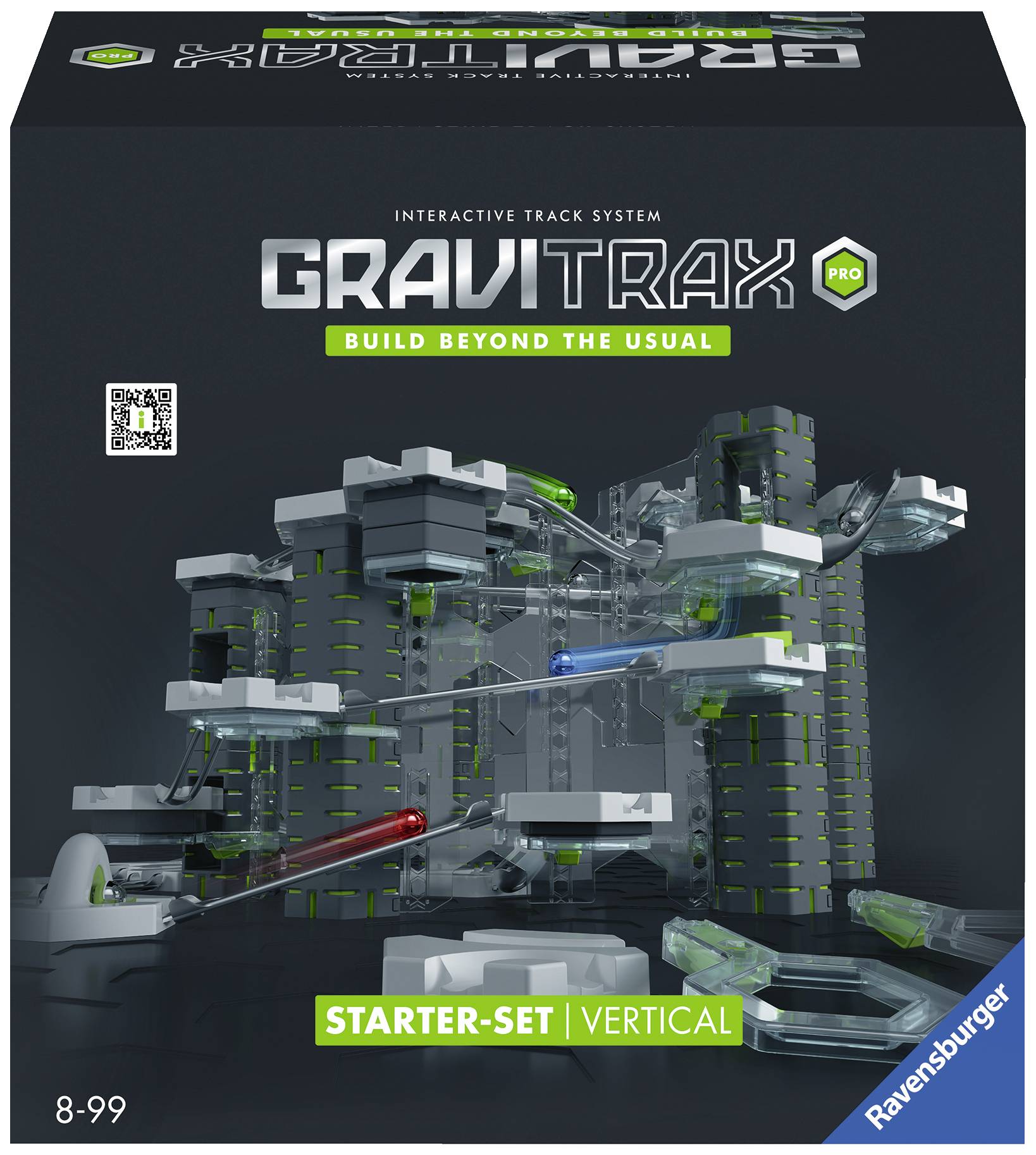 'GraviTrax Pro Ensemble de Démarrage Vertical' Kit avec système de parcours de billes interactif, tours et rails pour des jeux créatifs et amusants. À partir de 8 ans.
