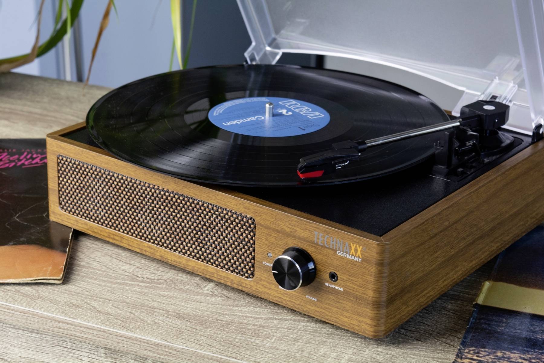 Technaxx TX-186 Platine USB entraînement par courroie marron