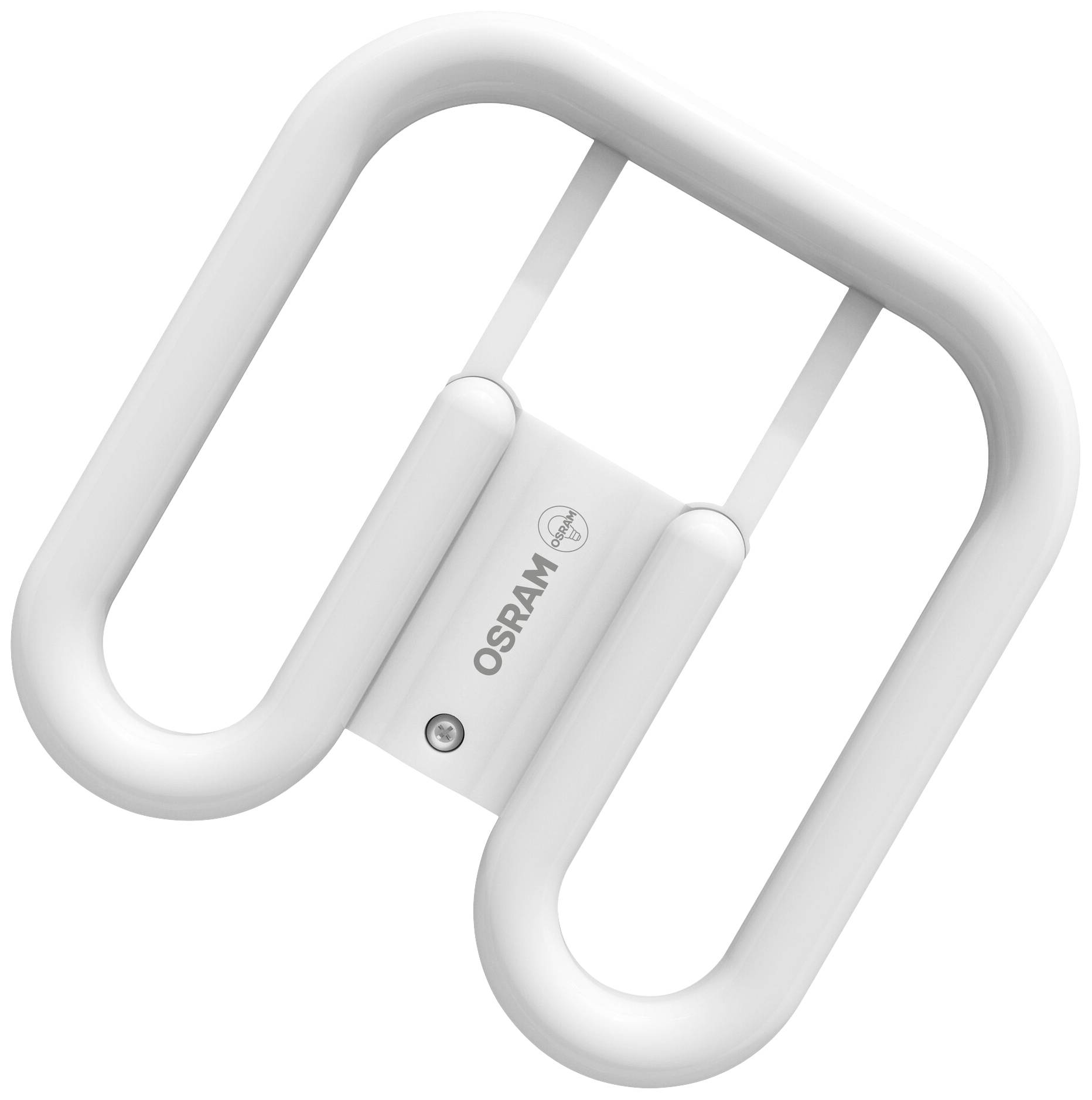 Une lampe LED blanche carrée d'Osram, adaptée à une installation au plafond ou au mur, offre une solution d'éclairage moderne et efficace.