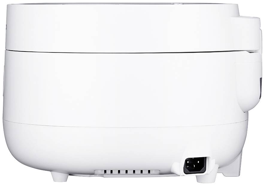 Cuckoo CR-0675F Cuiseur à riz blanc mat avec écran, avec verre doseur, fonction minuteur