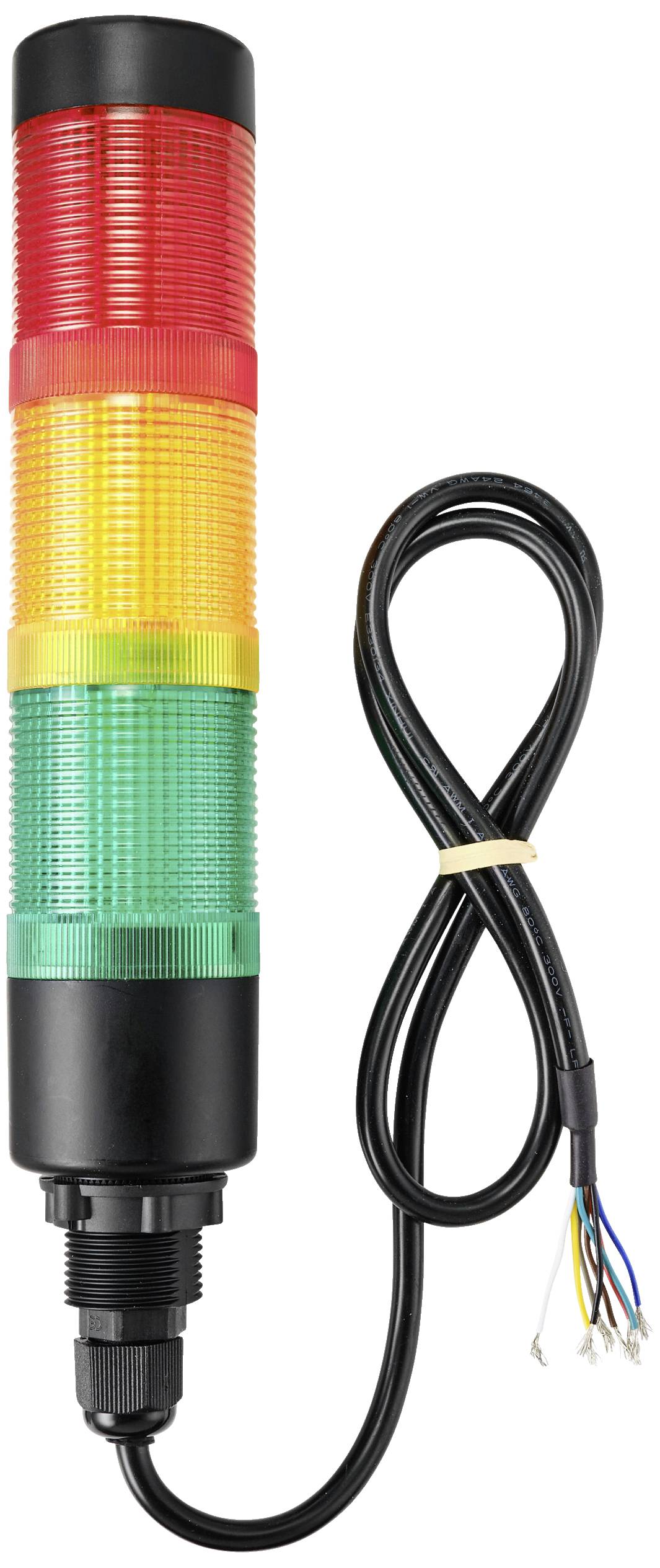 TRU COMPONENTS TC-11469364 Colonne de signalisation LED rouge, jaune, vert IP65 1 pc(s)