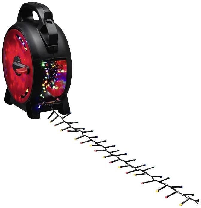 Konstsmide 3846-530 Micro guirlande lumineuse pour l'extérieur sur secteur Nombre de lumière 600 LED multicolore Longue