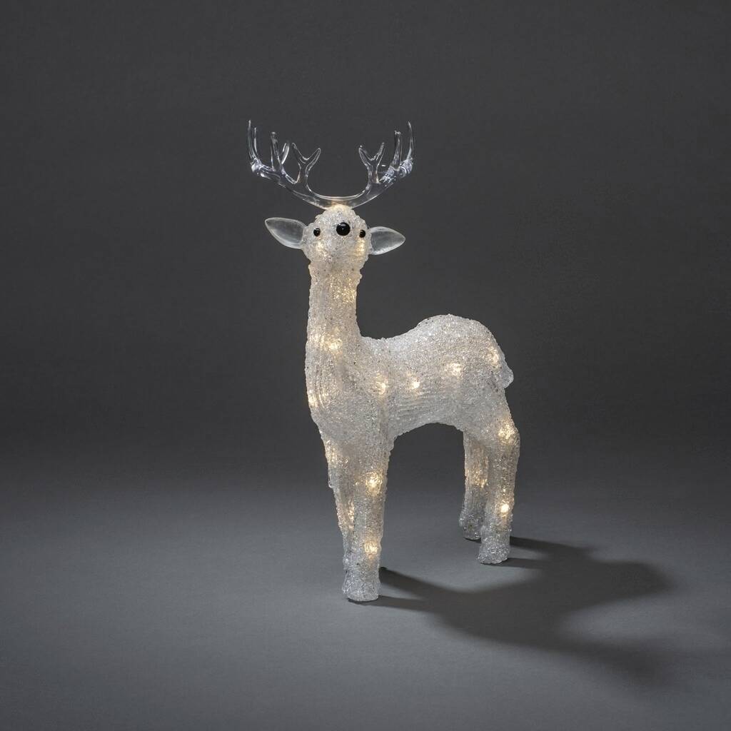 Konstsmide 6224-103 Acryl-Figur renne blanc chaud LED blanc chaud