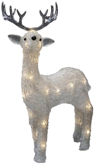 Konstsmide 6224-103 Acryl-Figur renne blanc chaud LED blanc chaud
