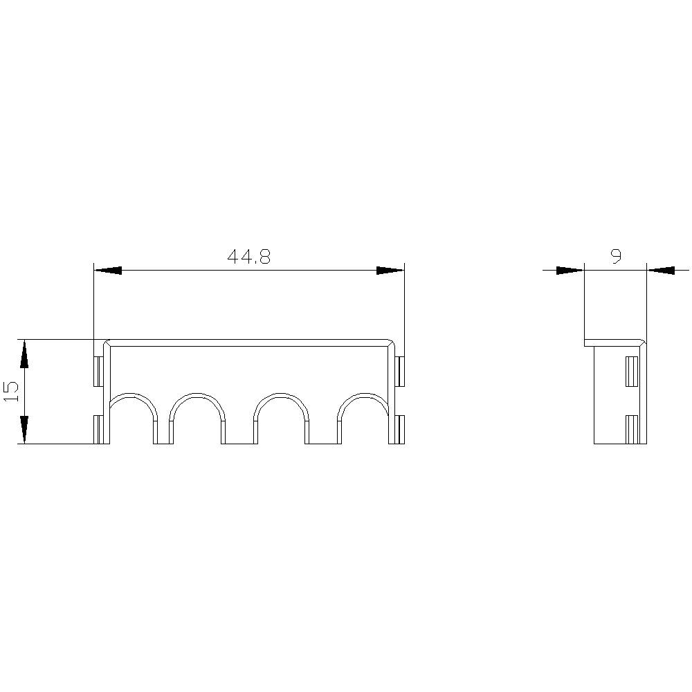 Siemens 3RU2916-3BJ20 Capot 10 pc(s)