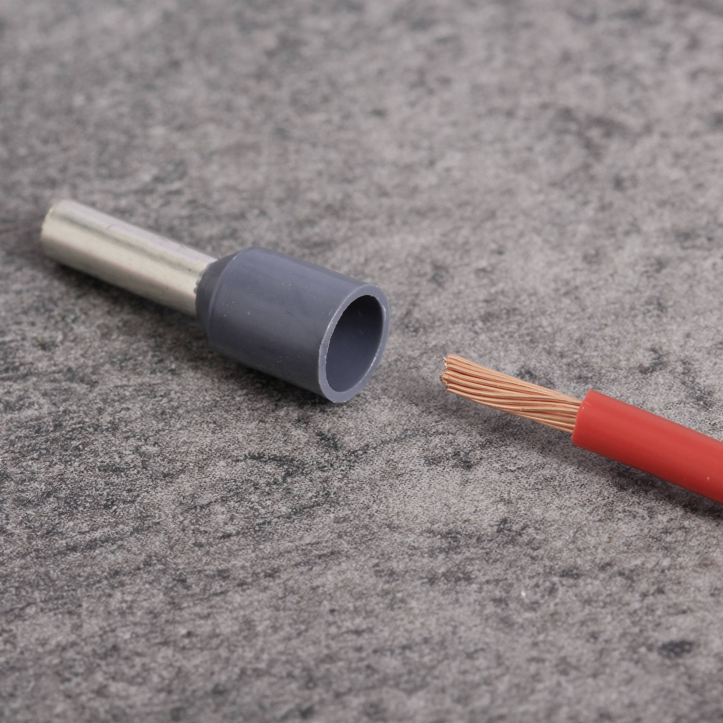 Quadrios 2010C394 Assortiment d'embouts simples 4 mm², 6 mm², 10 mm², 16 mm² partiellement isolé 45 pc(s)