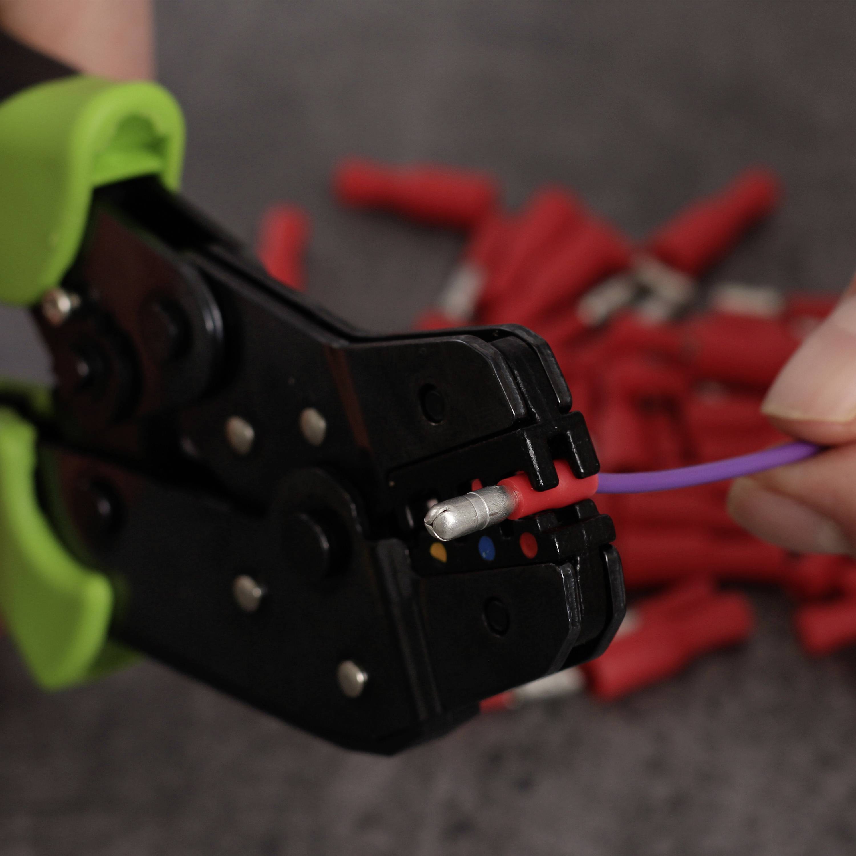 Quadrios 23C490 Cosse cylindrique mâle 0.5 mm² 1.5 mm² rouge 100 pc(s)