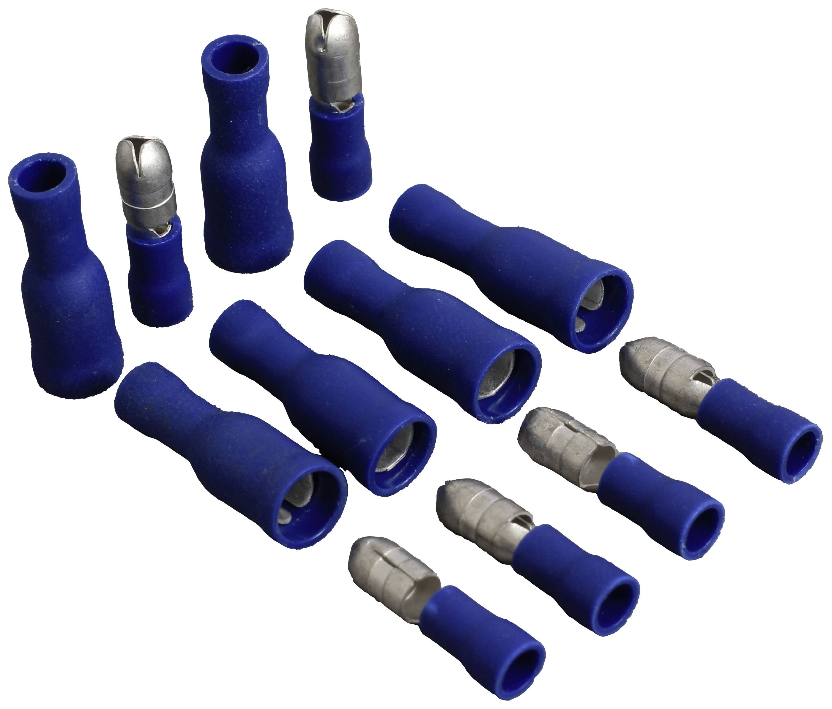 Quadrios 23C492 Cosse cylindrique mâle 1.5 mm² 2.5 mm² bleu 100 pc(s)