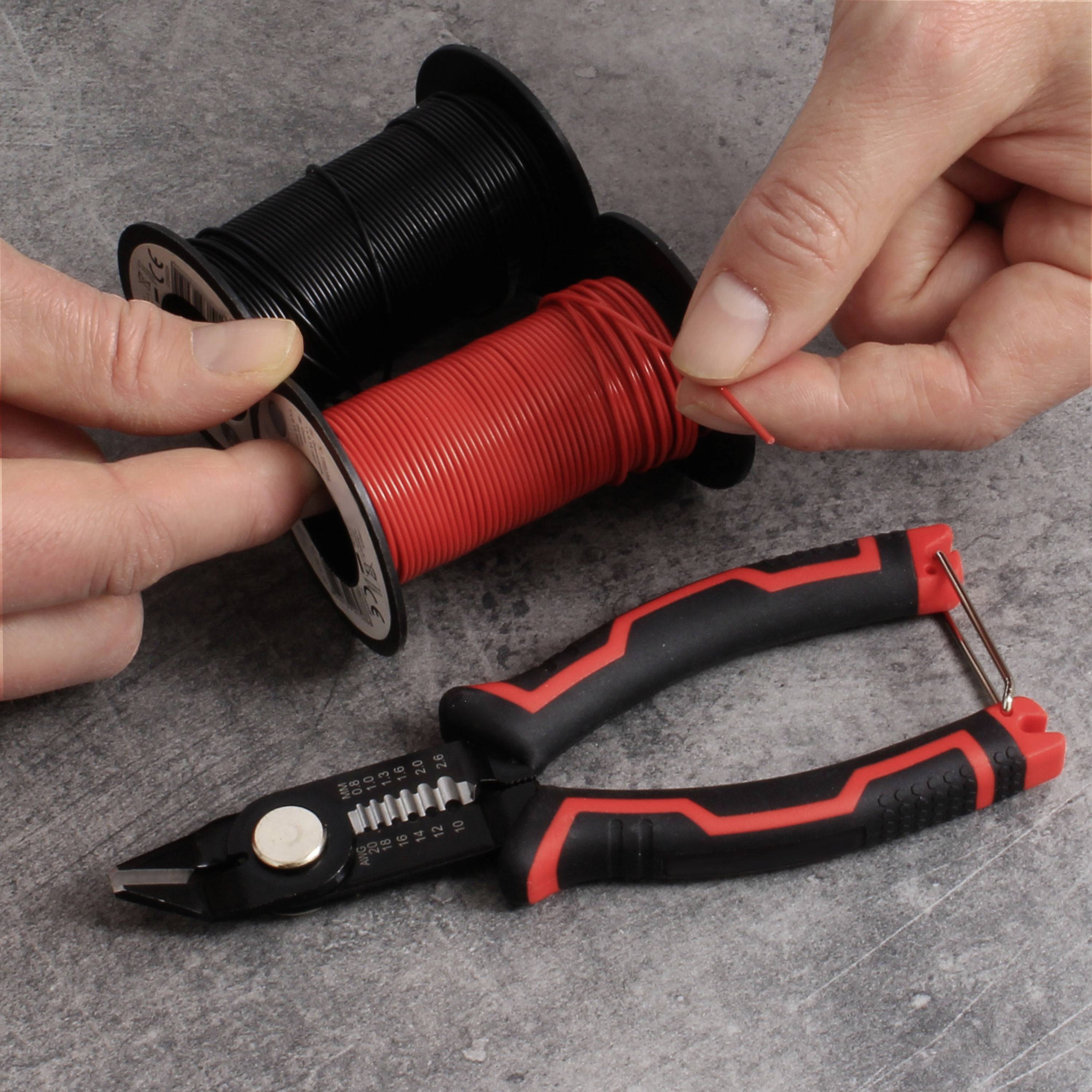 Quadrios 23CW028 Assortiment de cordons 0.5 mm² noir, rouge 1 set